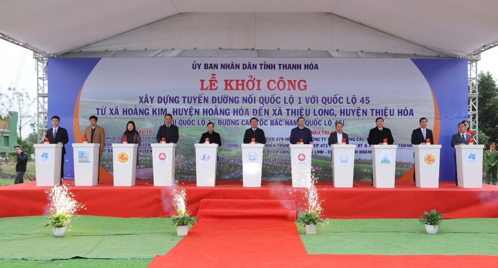 Nâng cấp và mở rộng đường Kim – Phượng – Xuân – Khánh, huyện Hoằng Hóa.