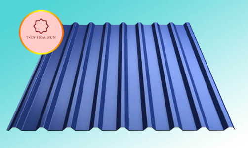 Tôn 1 lớp cán sóng Hoa Sen