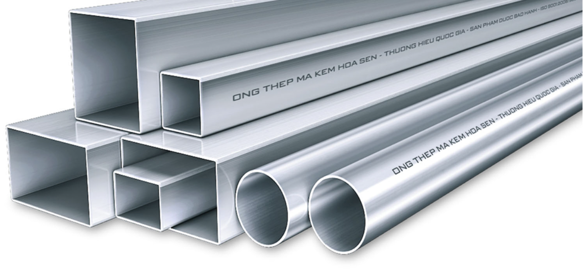 Thép hộp, Thép Ống mạ kẽm
